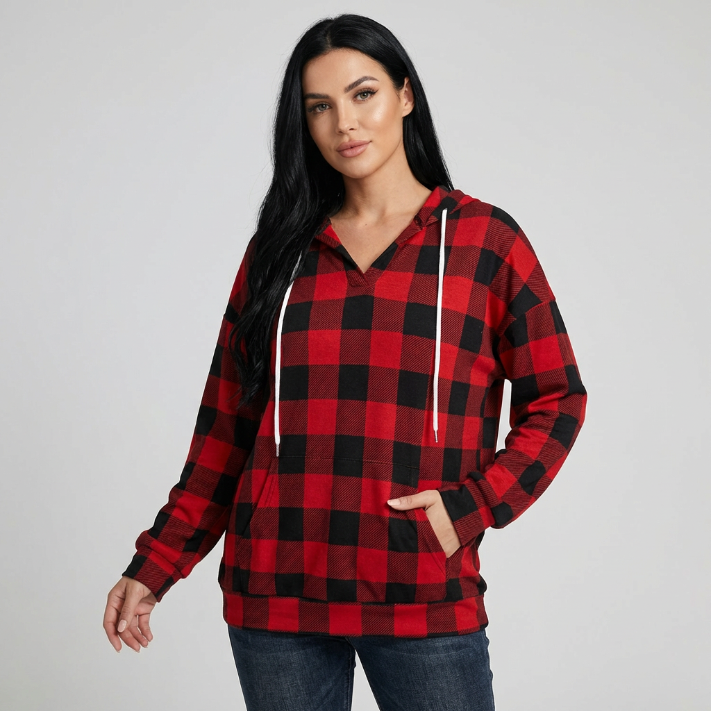 Felpa pullover oversize da donna