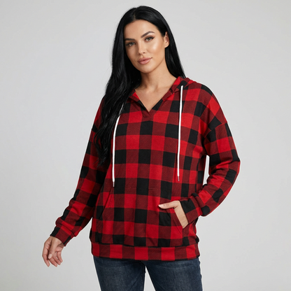 Felpa pullover oversize da donna