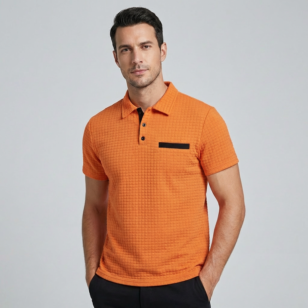 Slim-Fit Men's Polo Shirt - Comfortable and Stylish