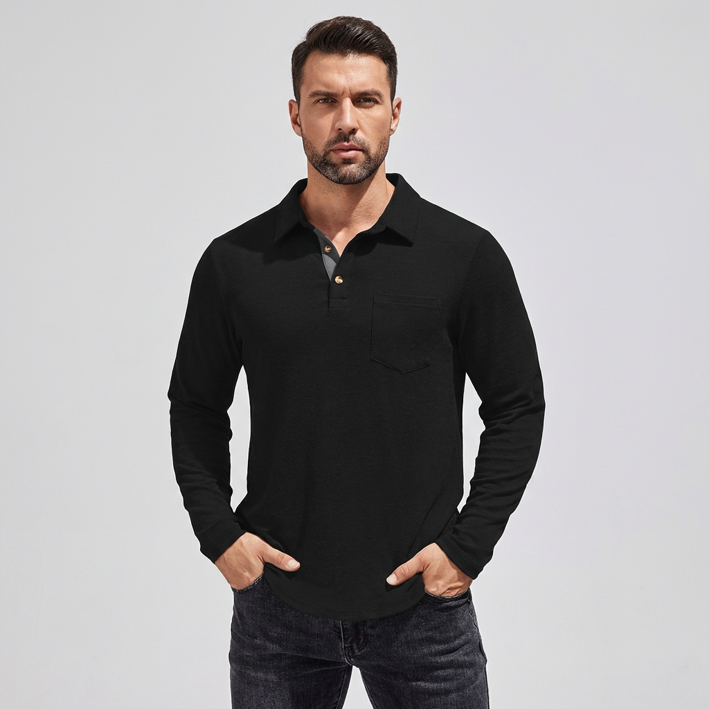 Men's Casual Crew Neck T-Shirt – Classic Style for Every Day