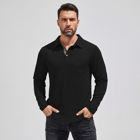 Camiseta informal de cuello redondo para hombre, estilo clásico para cada día