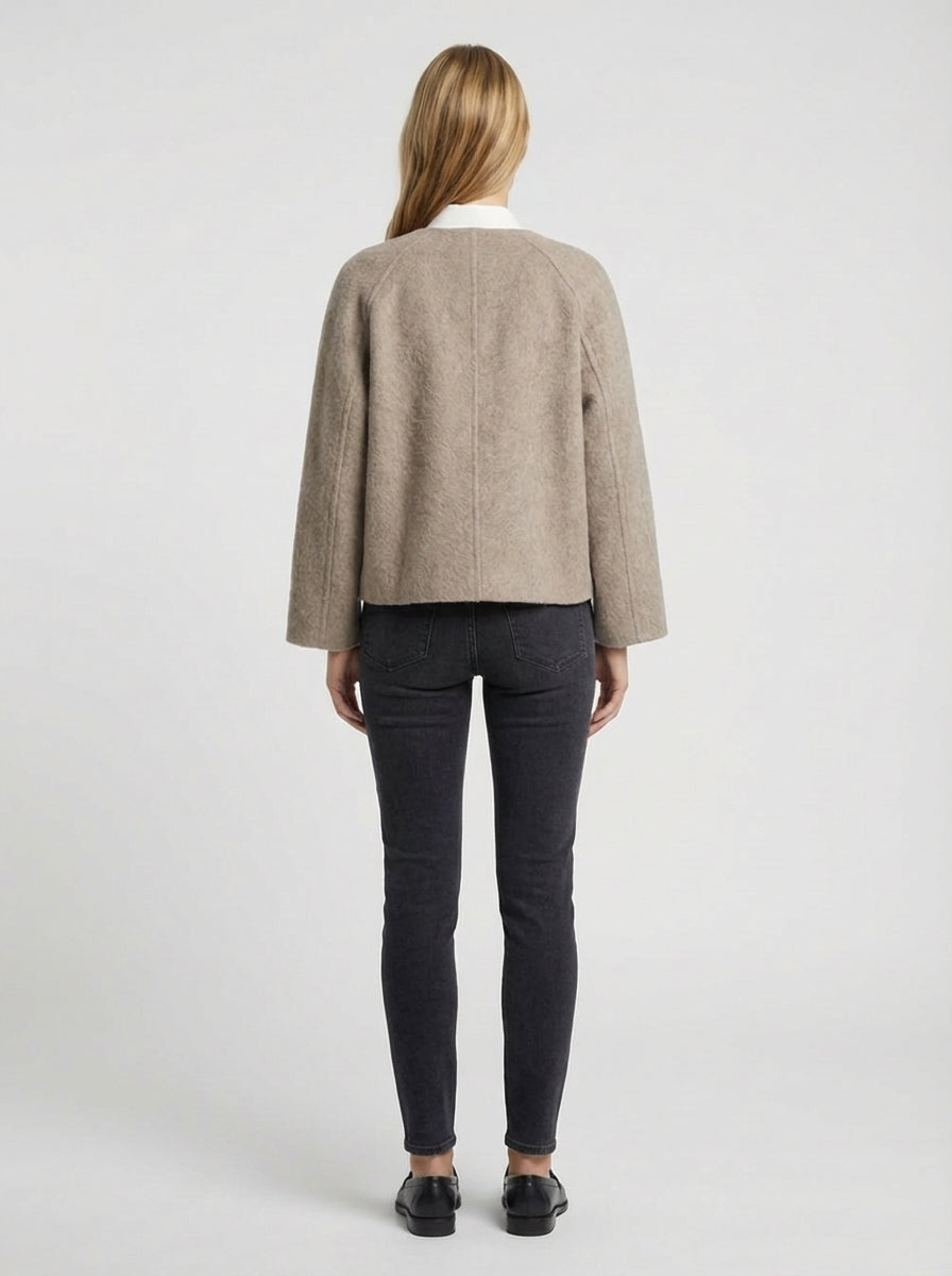 Short Buttoned Jacket for Women