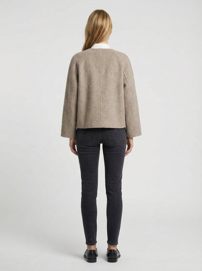 Short Buttoned Jacket for Women