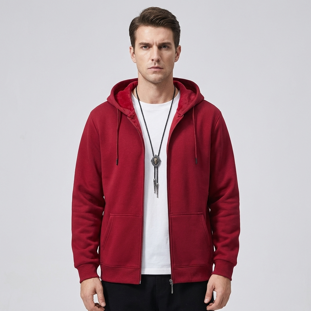 Men's Zip-Up Hoodie