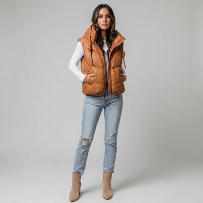 Gilet imbottito corto