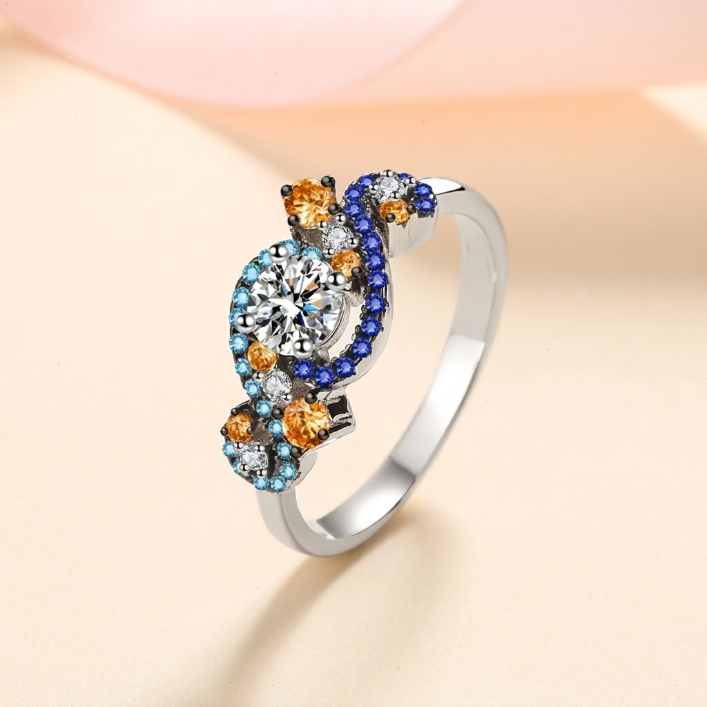 “Starry Night” Inspired Vintage Ring