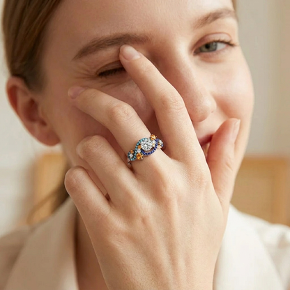 “Starry Night” Inspired Vintage Ring