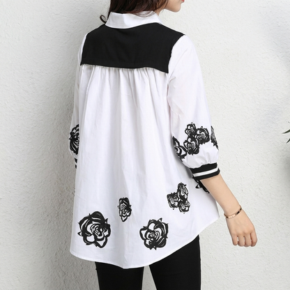 2-Piece Blouse and Vest Set