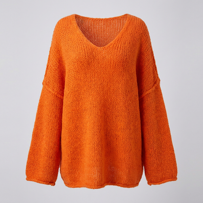 Elegant V-Neck Sweater for Women