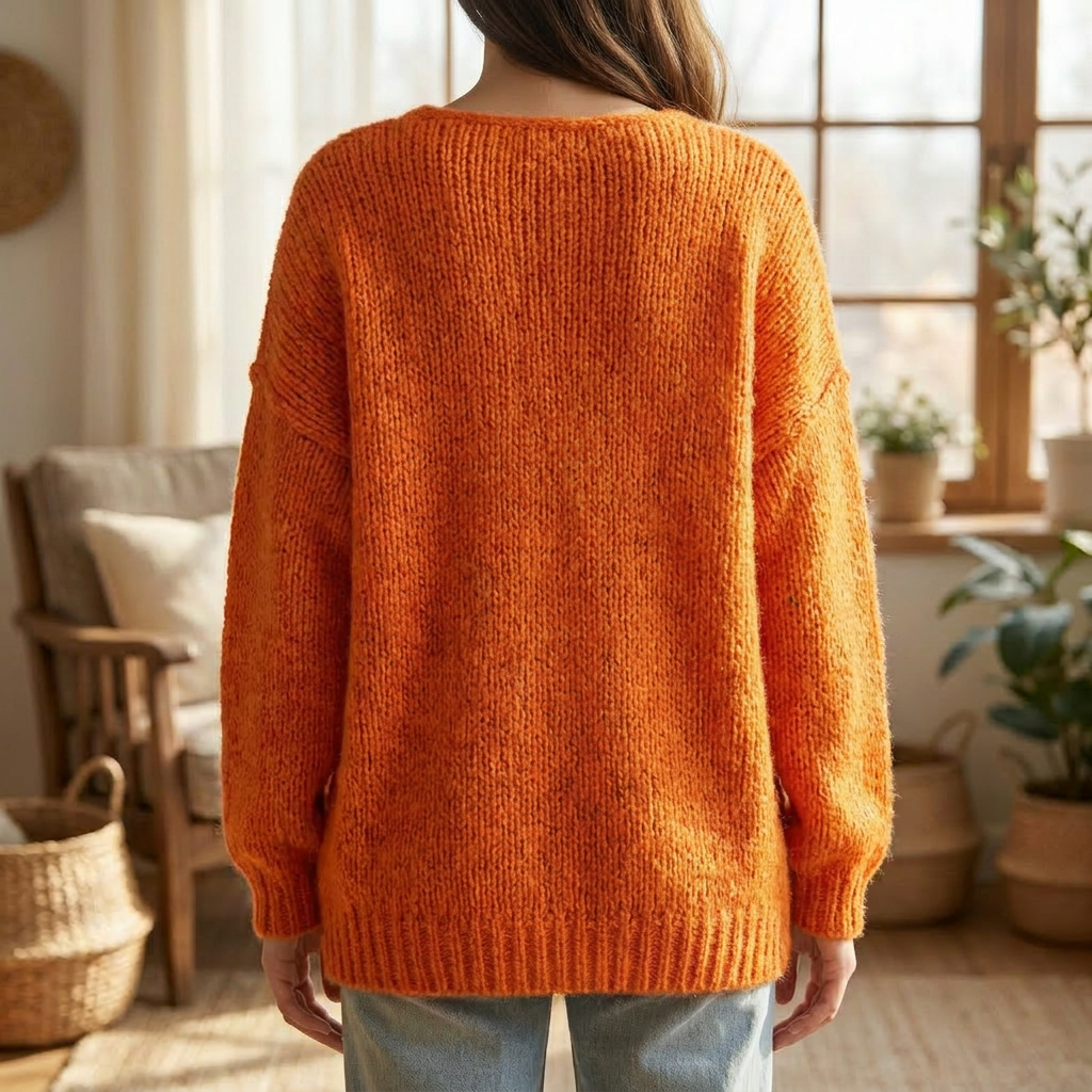 Elegant V-Neck Sweater for Women