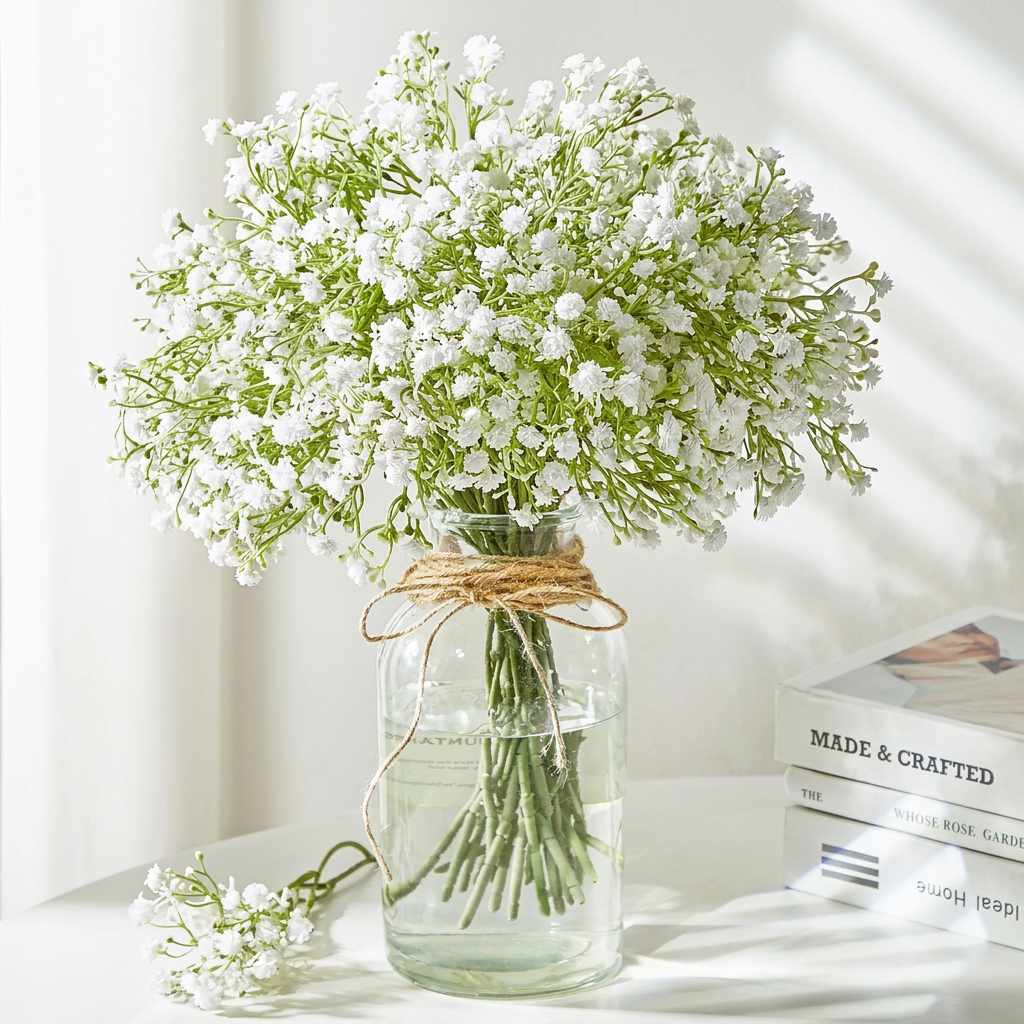 Set of 10–15 Artificial Gypsophila Flowers for Decoration & DIY