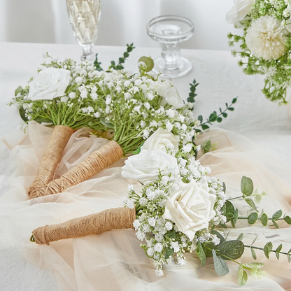 Set of 10–15 Artificial Gypsophila Flowers for Decoration & DIY