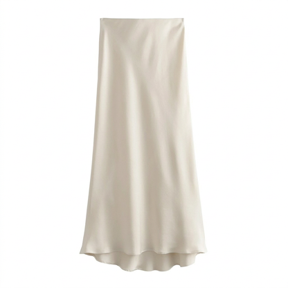 Maxi Skirt Satin Look
