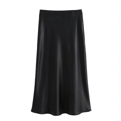 Maxi Skirt Satin Look