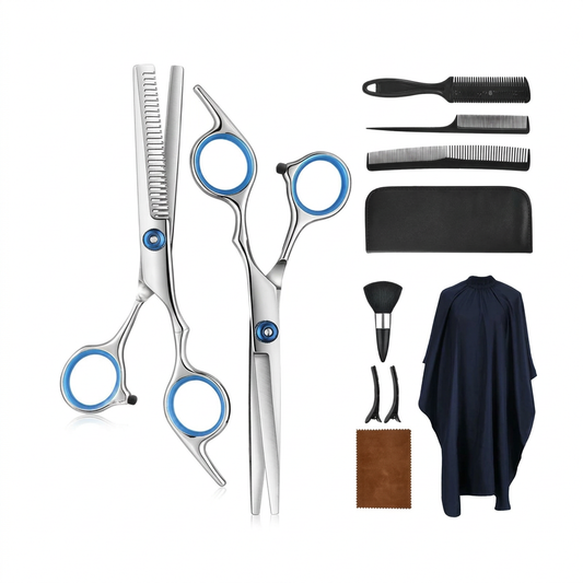 Set profesional de peluquería DIY de 10 piezas