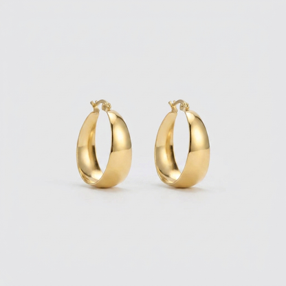 Chic hoop earrings of 25 mm
