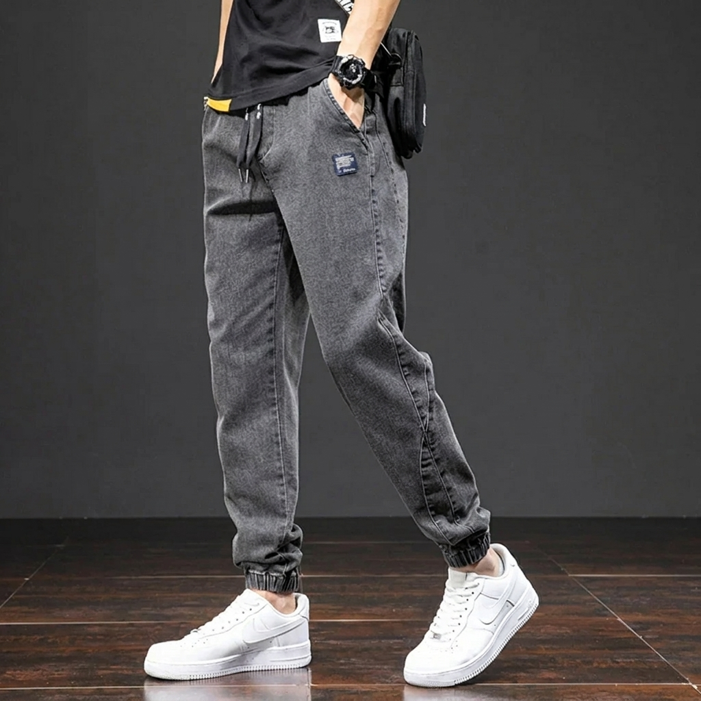 Men's Denim Jogging Trousers
