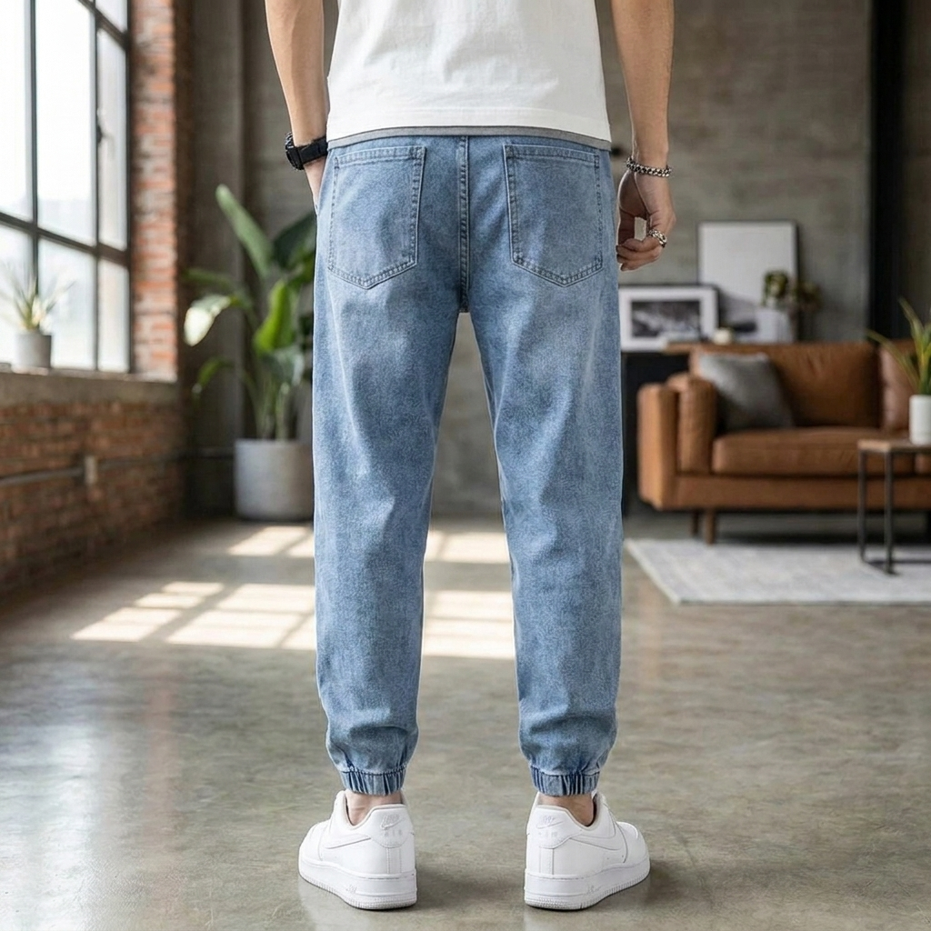 Men's Denim Jogging Trousers
