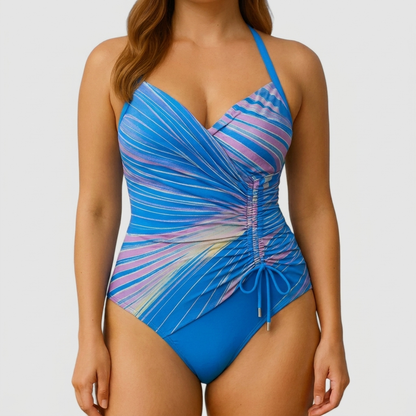 Swimsuit with V-Neck