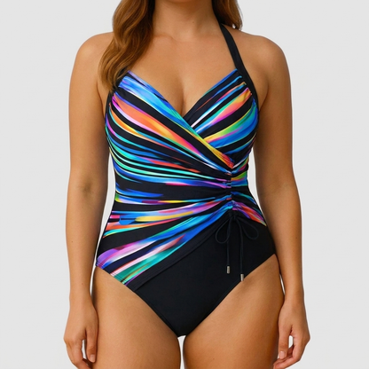 Swimsuit with V-Neck
