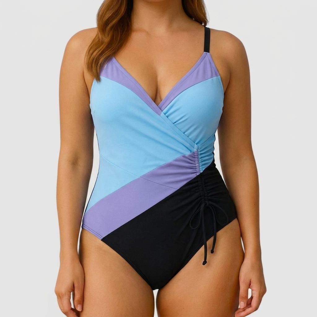 Swimsuit with V-Neck