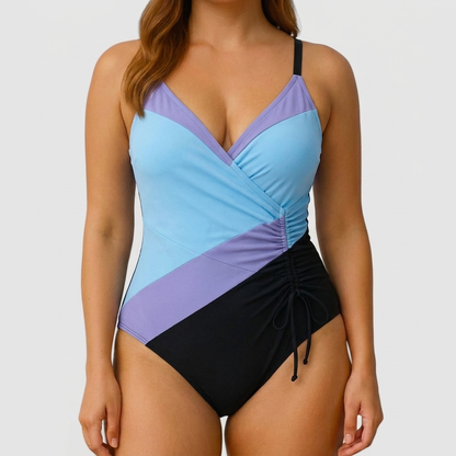 Swimsuit with V-Neck