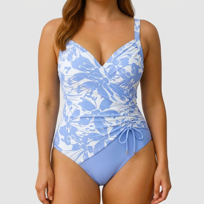 Swimsuit with V-Neck