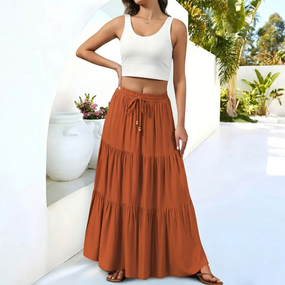 A-Linien-Rock mit hoher Taille