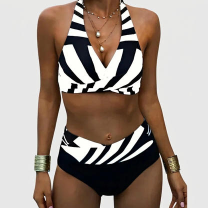 Ladies Halter Neck Bikini Set