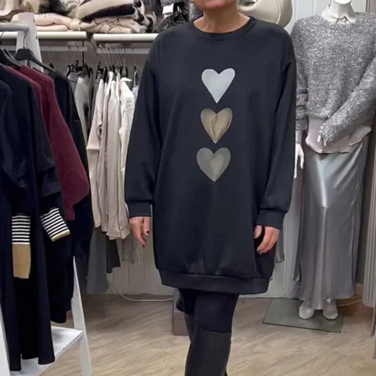 Vestido sudadera oversize para mujer