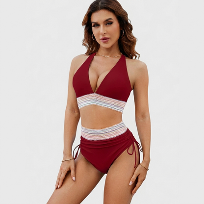 Damen Bikini-Set mit hoher Taille