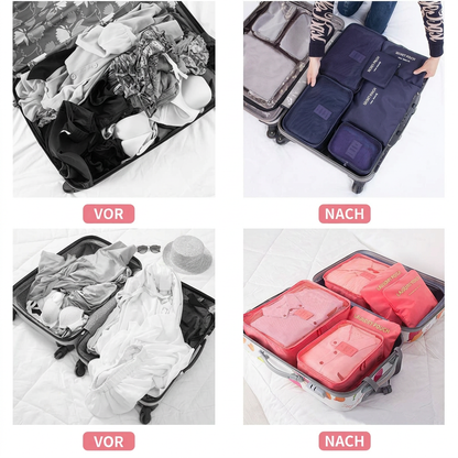 6 Storage Bags/Packing Cubes for Travel