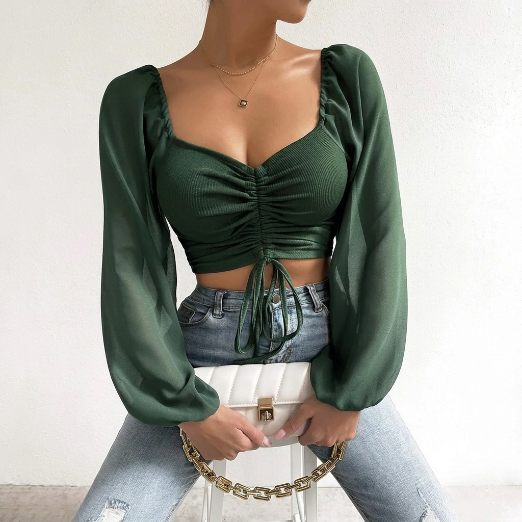 Stylový elegantní letní bikini top