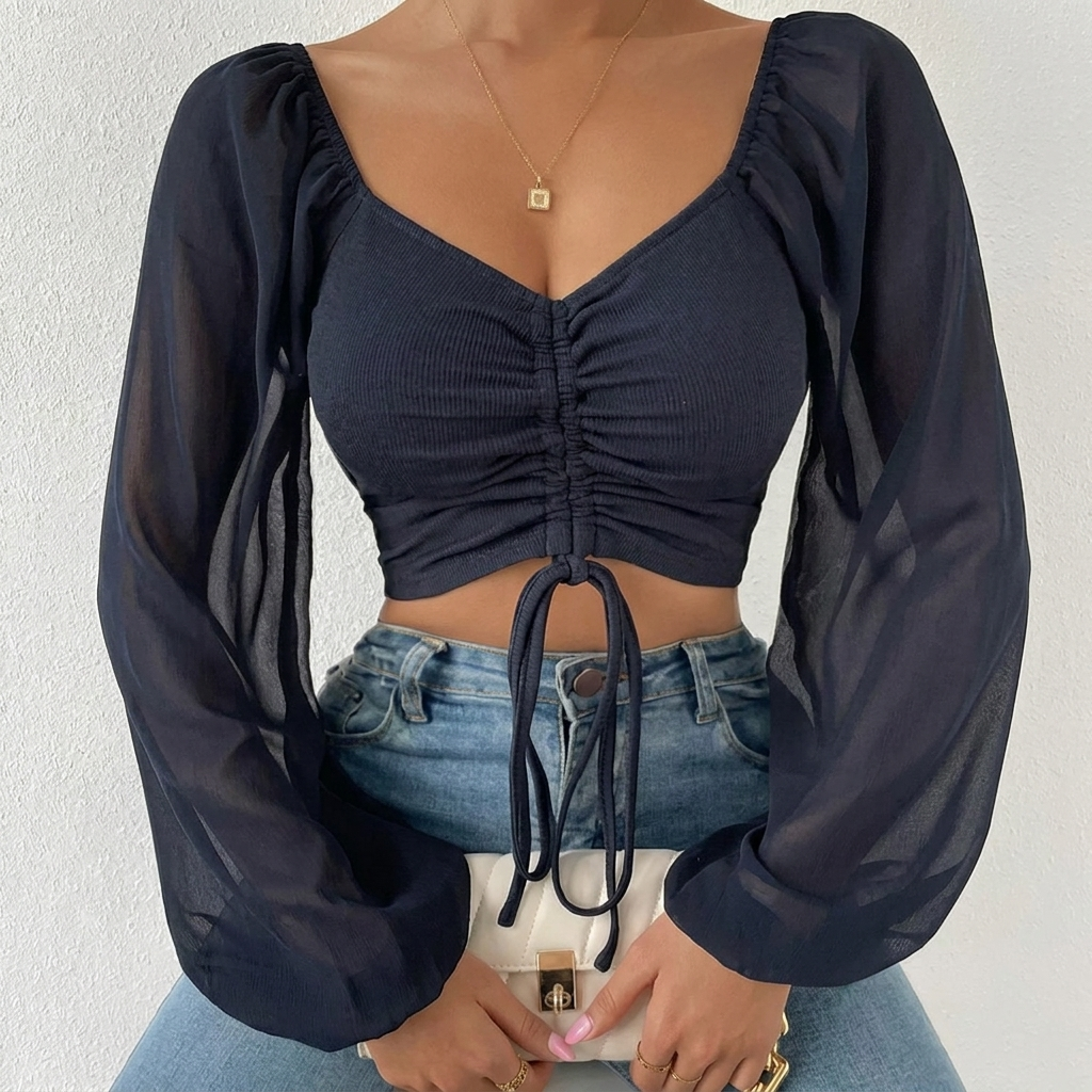 Stylový elegantní letní bikini top
