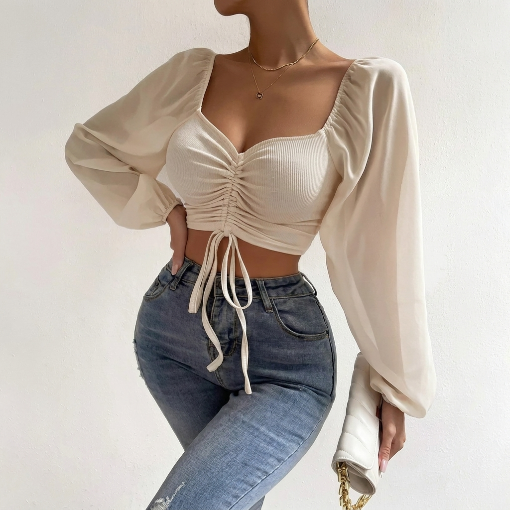Stylový elegantní letní bikini top