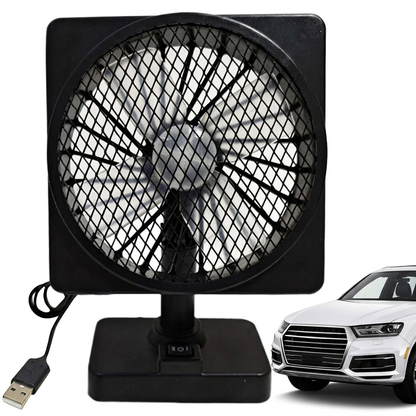 Portable 12V Car Cooling Fan with 360°