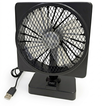 Portable 12V Car Cooling Fan with 360°