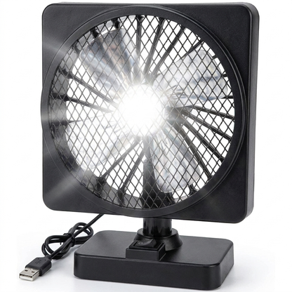 Portable 12V Car Cooling Fan with 360°