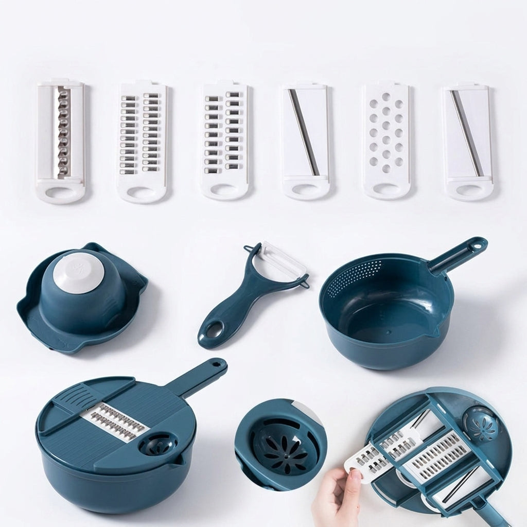 12-in-1 Multifunctional Kitchen Cutter Set