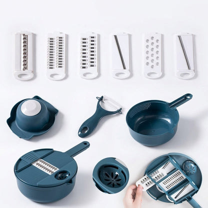 12-in-1 Multifunctional Kitchen Cutter Set