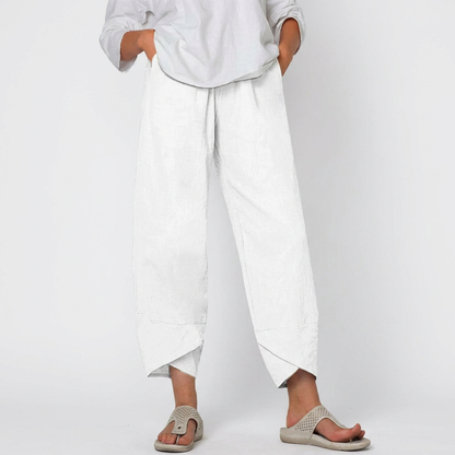 Pantalones elegantes de corte relajado