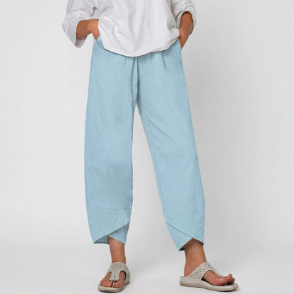 Pantalones elegantes de corte relajado