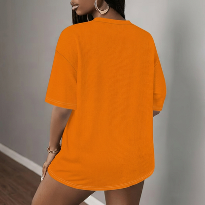 Loose Fit Football Top for Women
