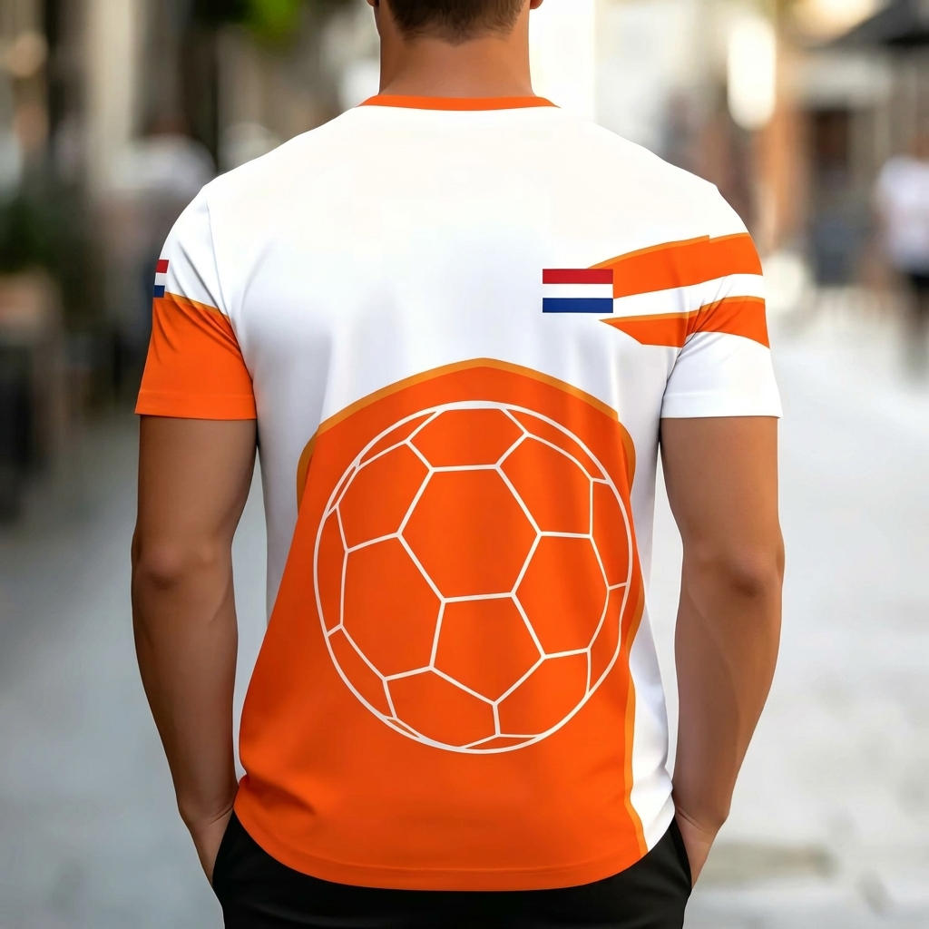 Casual Men's Football T-Shirt
