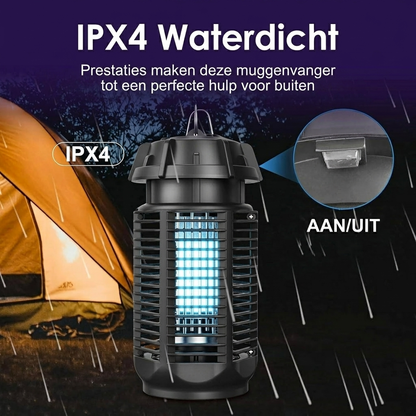 Electric Insect Killer with 20W UV Light and 4200V Mains Voltage, IPX4 Waterproof