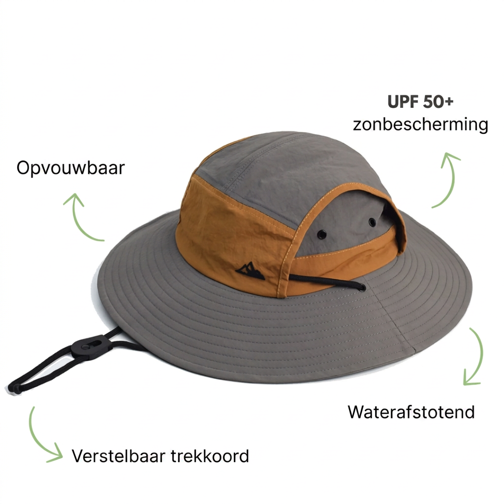 Outdoor sun hat with UV protection