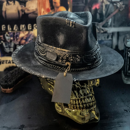 Handmade and Trendy Beanie with Skull Design