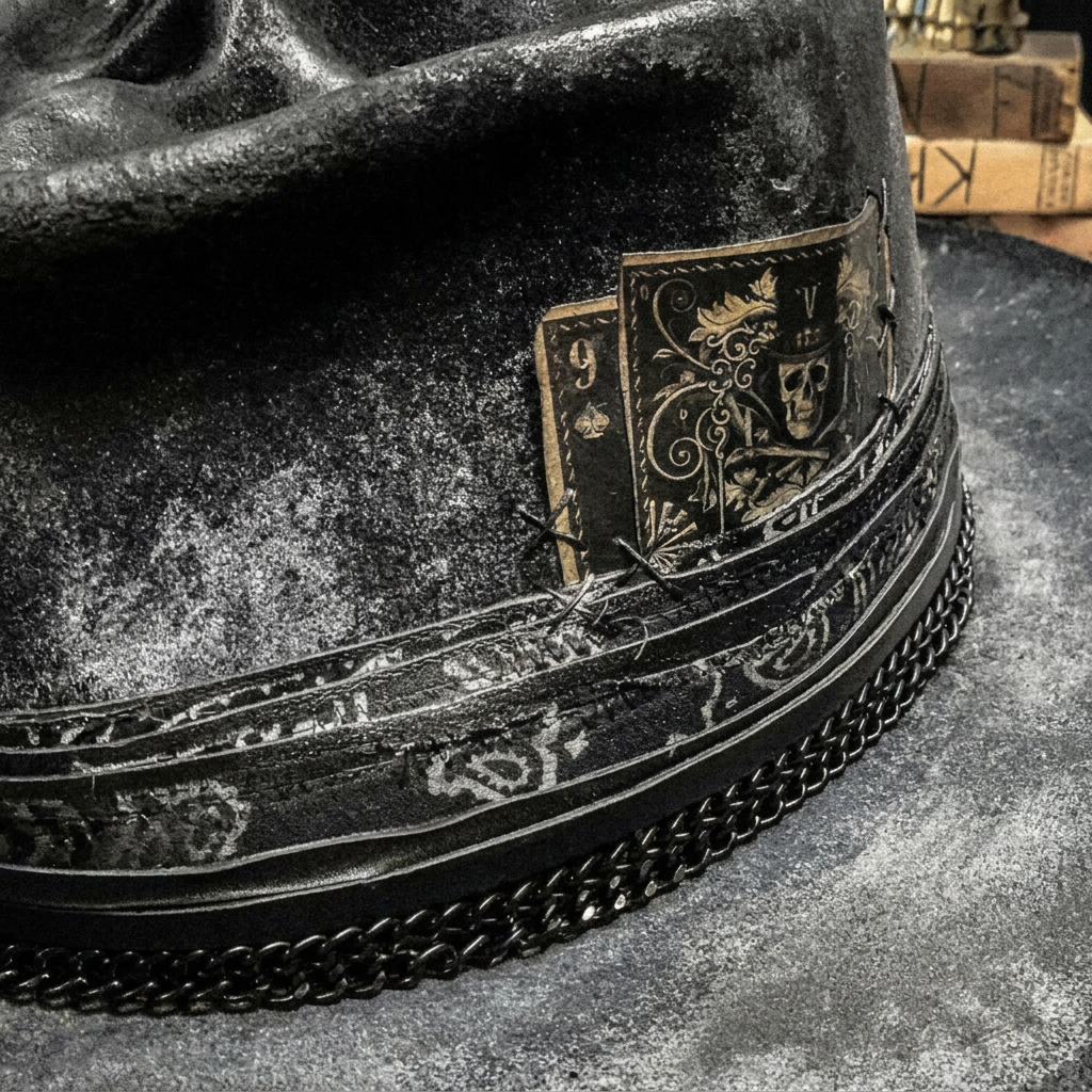 Handmade and Trendy Beanie with Skull Design