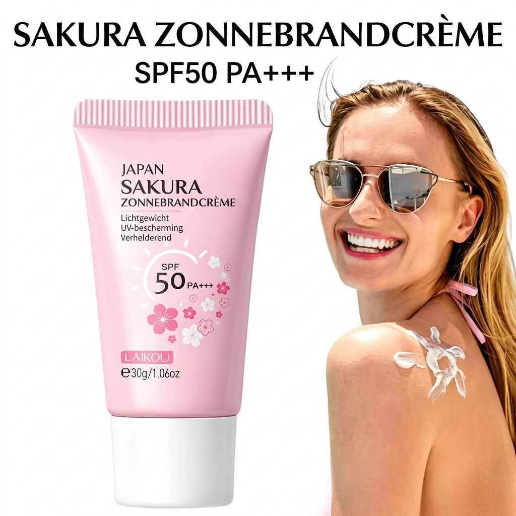 Opalovací krém SPF50+ se sakurou
