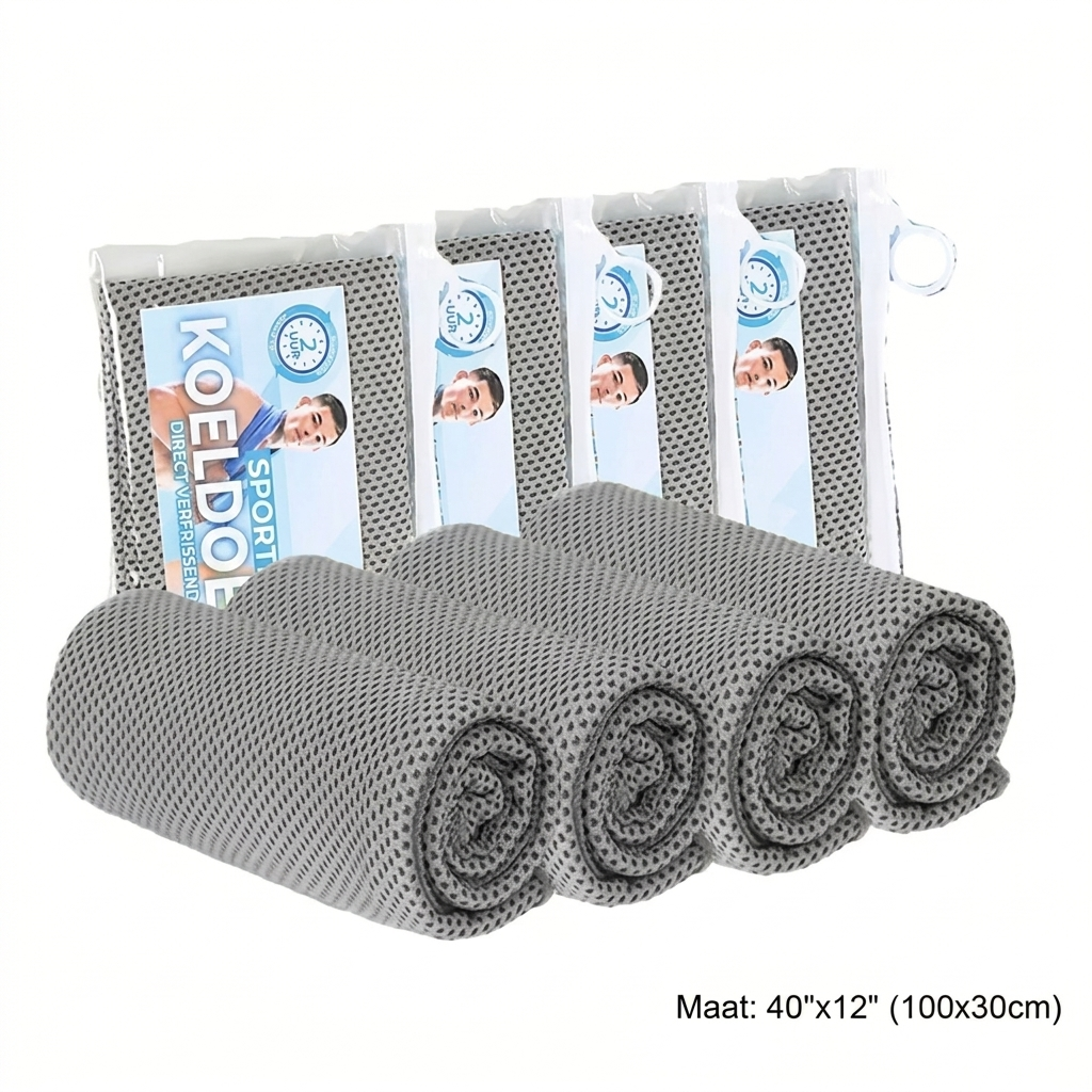 Set of 4 Cooling Towels